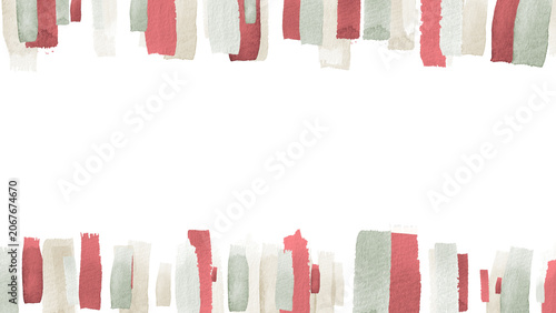 Watercolor Brush Stroke Frame Background