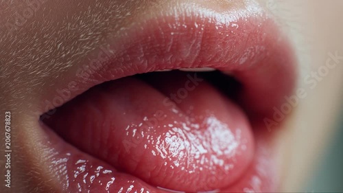 Wet Lip Gloss Beauty Macro
