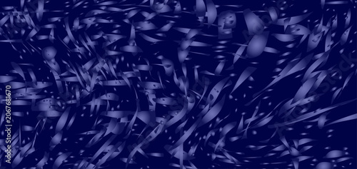 Abstract design featuring dark blue liquid or grunge art patterns. visual style resembles a fluid painting or marbled texture technique.