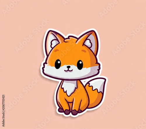 Obraz na plátně Fox icon