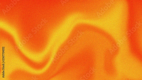 Valokuva Abstract Orange and Yellow Fluid Gradient Background with Trendy Grainy Noise Te