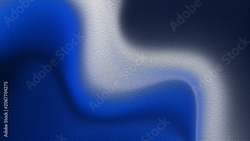 Abstract blue and white wave pattern with textured background in soft lighting