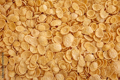 Photos cornflake cornflakes corn flakes background - close up of a pile of cereal