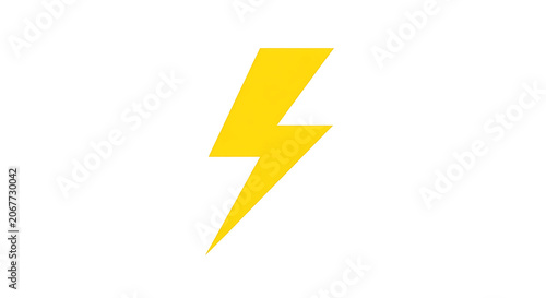 yellow lightning bolt icon symbol