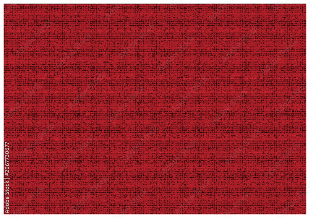 Fototapeta premium Intense bright red textile material texture with material background backdrop