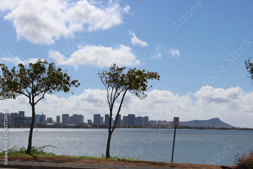 фотографія Honolulu Skyline and Diamond Head View