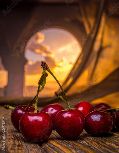 cerises bigarreau fraiches