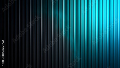 Vertical lines gradient transitioning from dark to teal