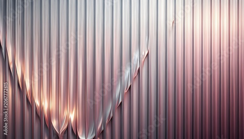 Abstract vertical lines showcasing color gradients in a digital setting