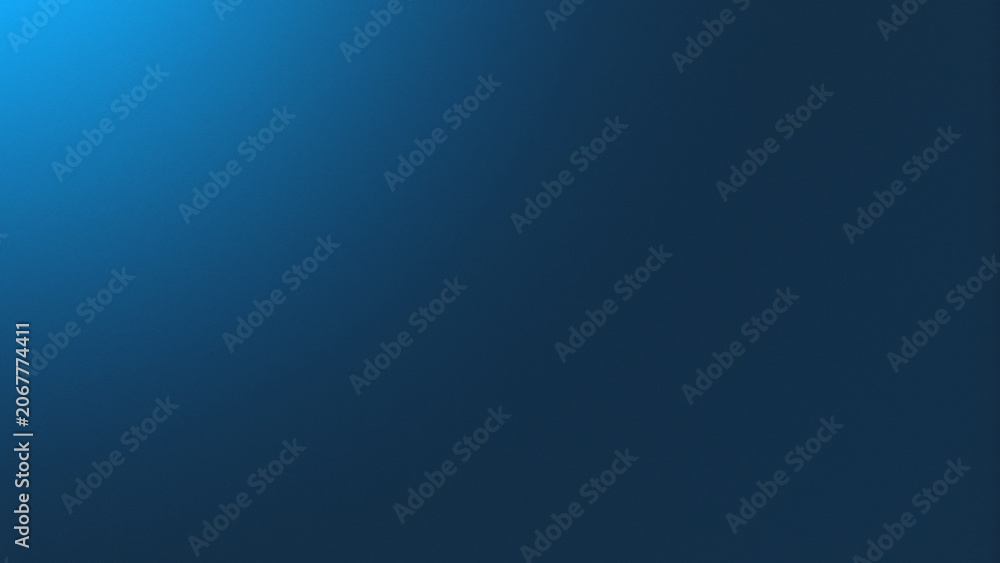 Fototapeta premium Minimalist blue grainy background featuring a smooth monochrome gradient texture.