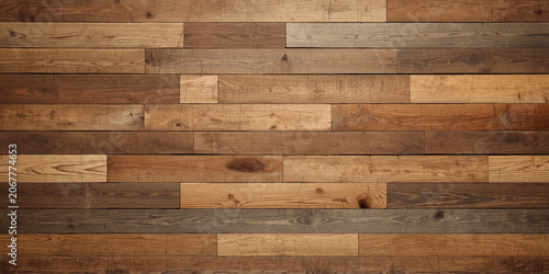 old wooden wall texture background with brown wood planks and natural timber surface