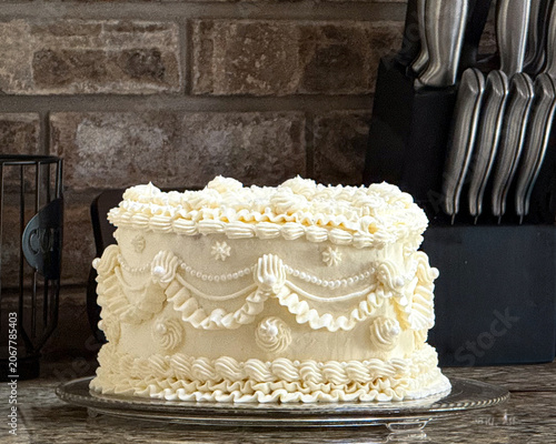 Handcrafted Wedding Cake Created for a Family Celebration