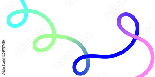 Abstract Wave Line Ribbon Design with Flowing Curves, Vibrant Gradient Colors and Dynamic Modern Vector Background for Creative Design Projects.