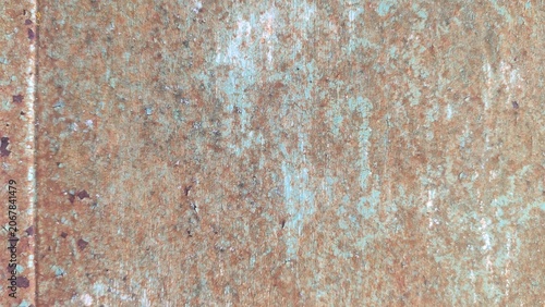 Photos Oxidized Rusty Steel plate covered in a layer of rough orange and brown corrosion