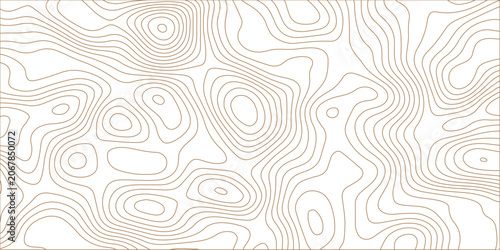 Abstract colorful contour wave lines topographic background, lines map seamless pattern, modern wallpaper texture and realistic design used for banner and posters, mountain relief geographic pattern.