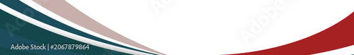 Abstract wave border and header for text and message design.