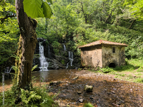 Φωτογραφία Molin de la Peña, old watermill beside a small waterfall on PR-AS-137 (Río Profu