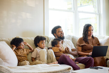 Family Basks Together in Sunlight