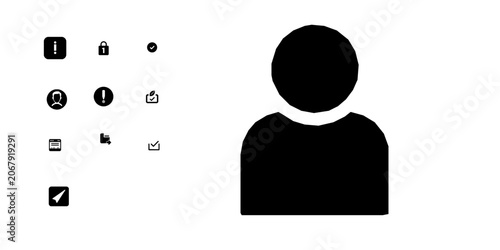 Bild auf Leinwand Commit History Icon Pack