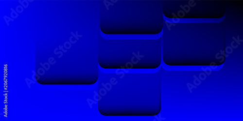 Abstract blue geometric 3d square blocks background