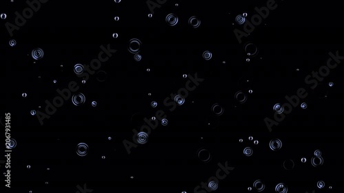 Rain Bouncing on Surface Impact Visual Effect