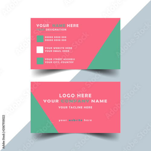 business card template