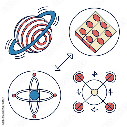 Quantum computing concept qubit states, bloch sphere, and logic gates quantum state