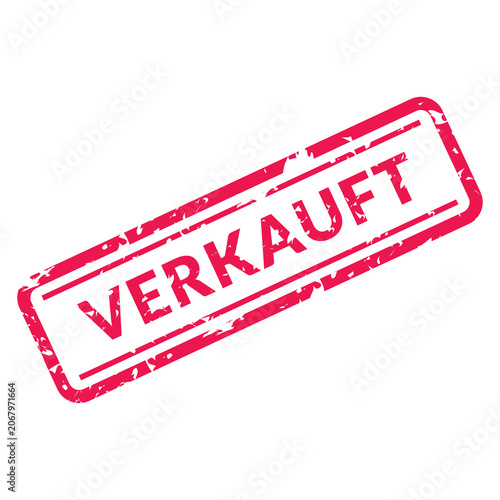 verkauft deutsch stamp