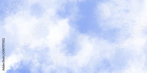 Foto Soft Blue Cloud Texture Background for Abstract Sky and Watercolor Atmosphere Design