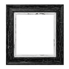 Distressed black picture frame