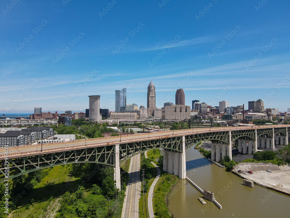 Fototapeta premium Cleveland Ohio 2026 June 12pm