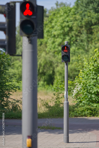 rote Fußgängerampel