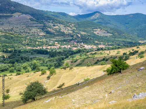 Rimetea village view in Romania
