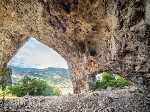 Grota Studentilor in Piatra Secuiului mountain, Romania