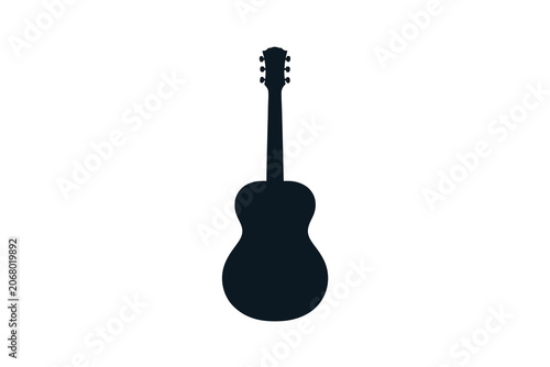 Classic Acoustic Guitar Silhouette