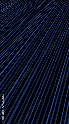 Blue diagonal lines forming a clean geometric pattern on a dark background