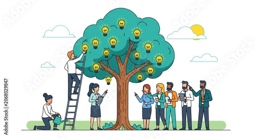 Financial growth concept with green plant sprout on coin stacks, money savings and investment success, sustainable banking and wealth management