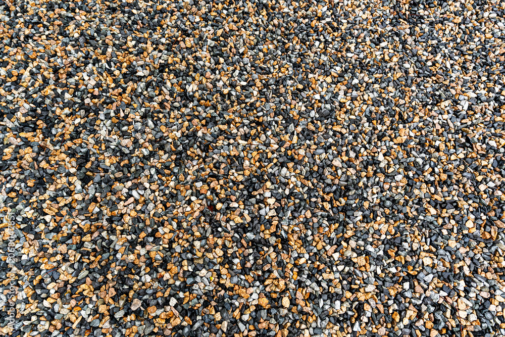 Fototapeta premium Colorful Gravel Stone Texture Background