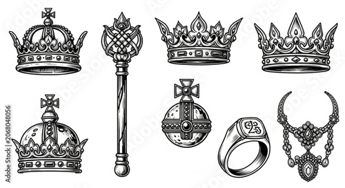 Tableau sur toile Historical Regalia and Insignia Collection
