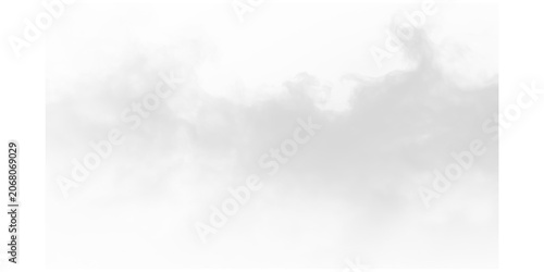 Tableau sur toile Isolated white sugar crystals cutout transparent background PNG graphic