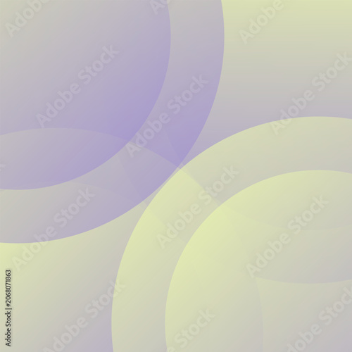 Abstract Purple and Yellow Circles Gradient Background Illustration Design