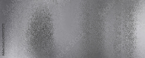 Foto Shiny silver foil metallic texture - glossy gray steel gleaming surface, frosted glass effect with blur glare reflection, bright polished metal material