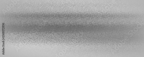 Canvas Print Shiny silver foil metallic texture - glossy gray steel gleaming surface, frosted glass effect with blur glare reflection, bright polished metal material