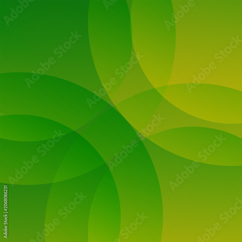 Green and Yellow Abstract Background Illustration Design