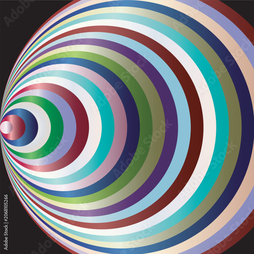 Stacked Bright Circle BAckground