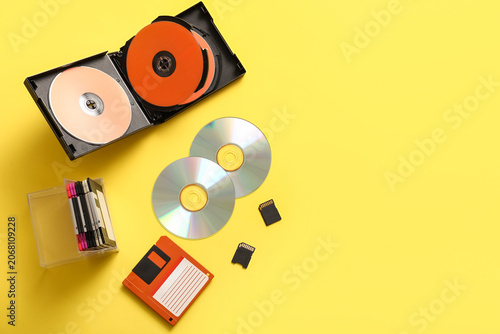SD cards, CD and floppy dis...