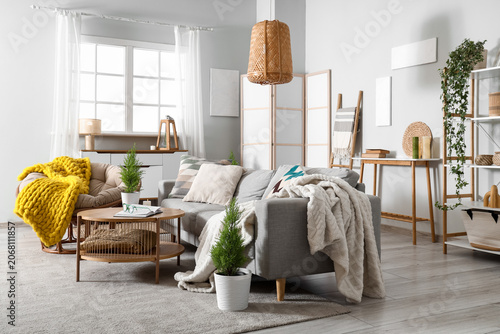Interior of living room wit...