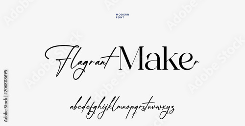 Fotografie Elegant script logo for Fragrant Maker perfume brand