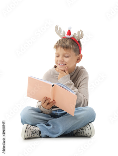 Dreamy little boy in Christ...