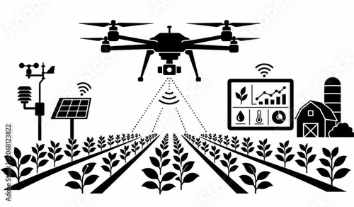 Agricultural drone, precision farming, smart farming, farm technology
